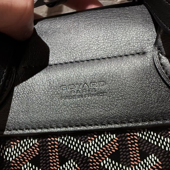 Goyard 2019 Black Goyardine Mini Alpin Convertible Backpack - Picture 15 of 16